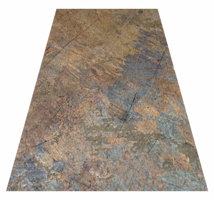 Textured vinyl rug with concrete effect industrial style - TenStickers