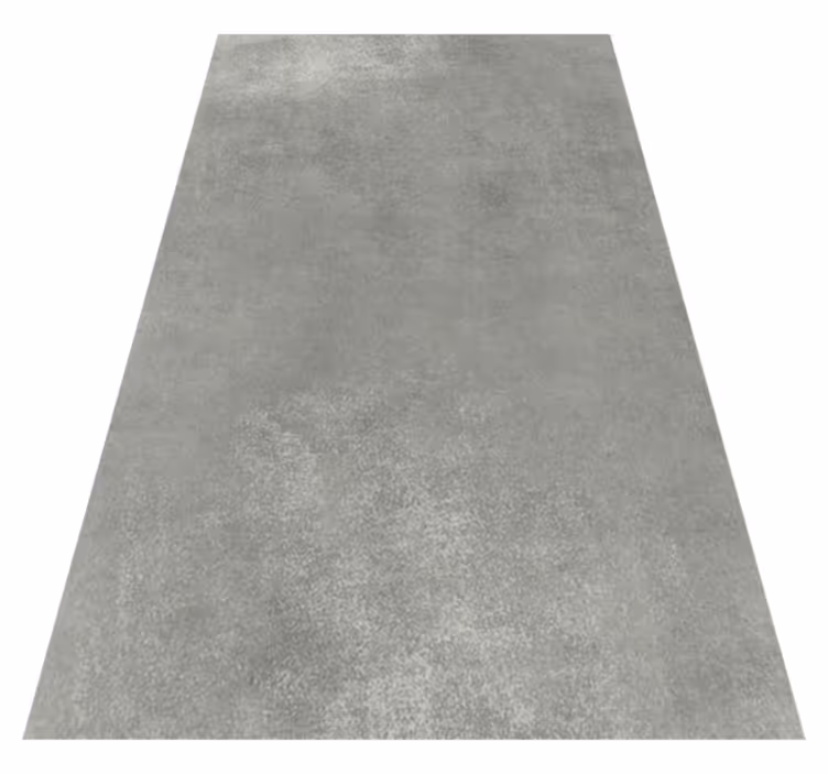 Textured vinyl rug in buff beige color - TenStickers