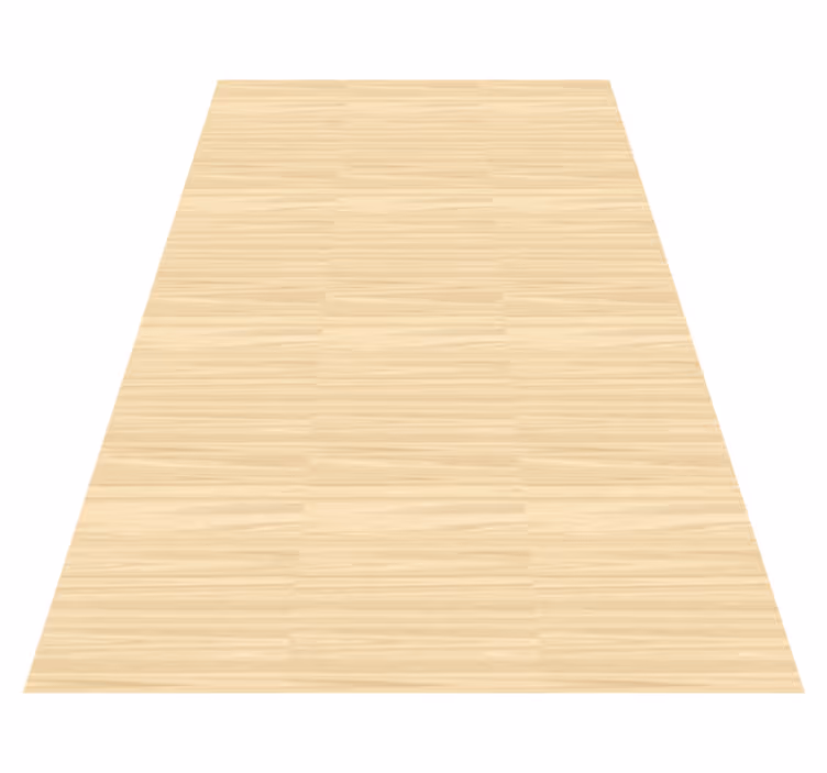 Textured vinyl rug japandi design wood look - TenStickers