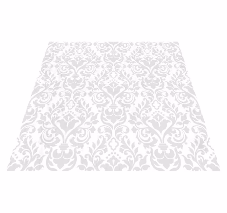 Vintage vinyl rug grunge damask design - TenStickers