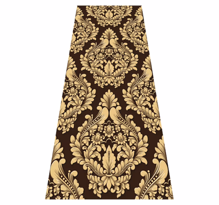 Vintage vinyl rug in classic victorian style - TenStickers