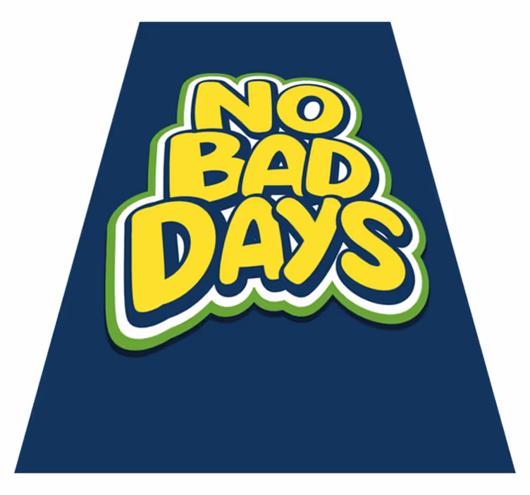 Custom rug youth no bad days - TenStickers