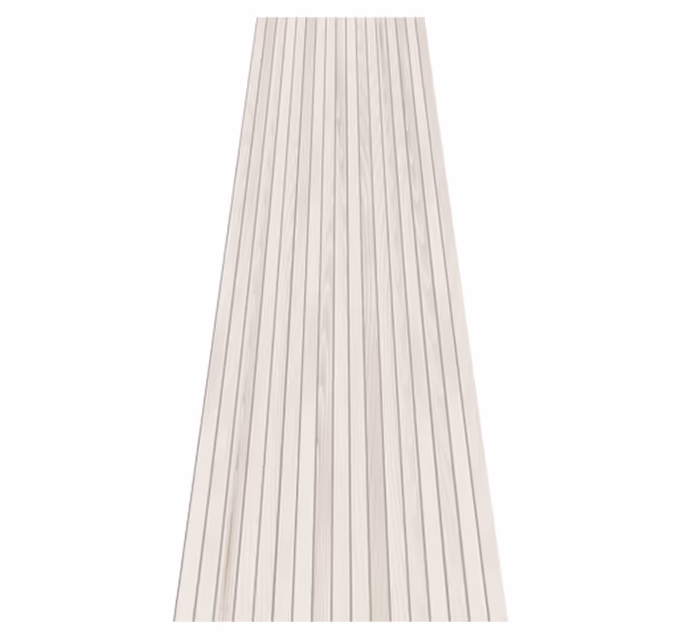 Textured vinyl rug with raw vertical beige boards - TenStickers