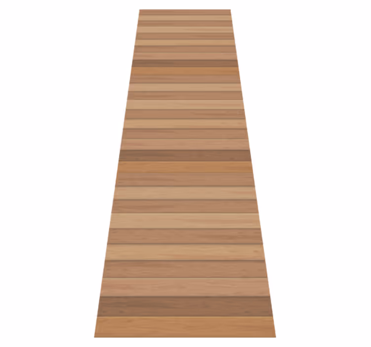 Textured vinyl rug in elegant rustic wood design - TenStickers