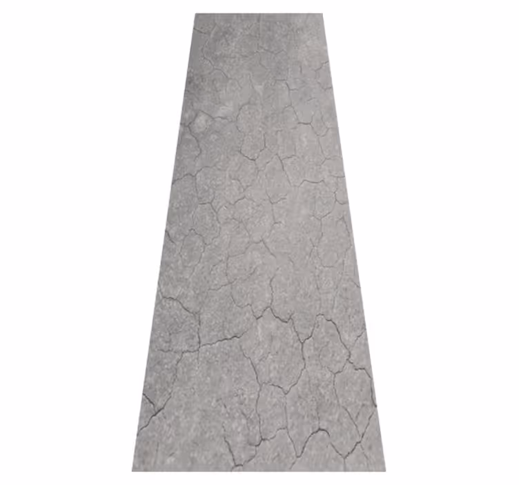 Textured vinyl rug in broken rustic stone design - TenStickers