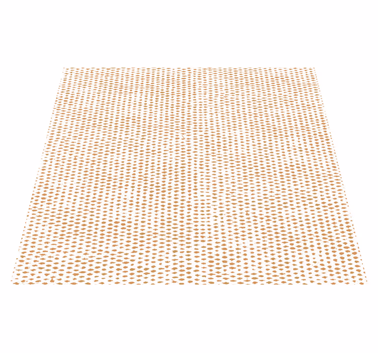 Living room vinyl rug with intricate pattern design - TenStickers