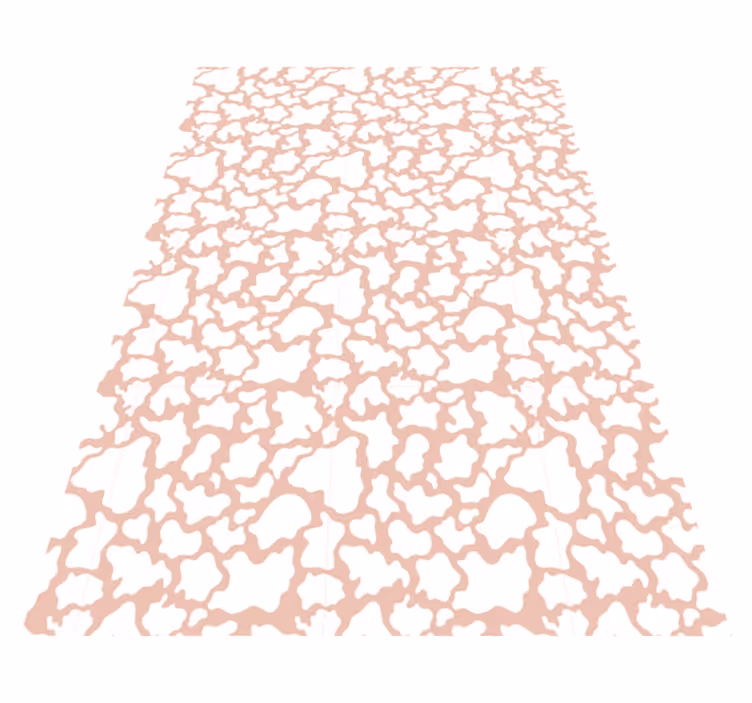 Pink Cow Animal Print Vinyl Carpet - TenStickers