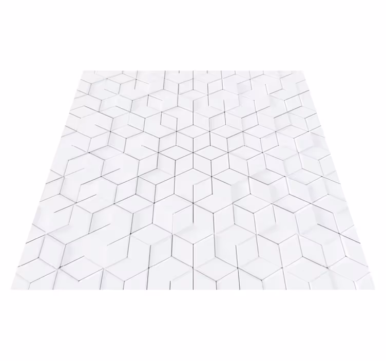 Modern Geometric Pattern Vinyl Rug - TenStickers