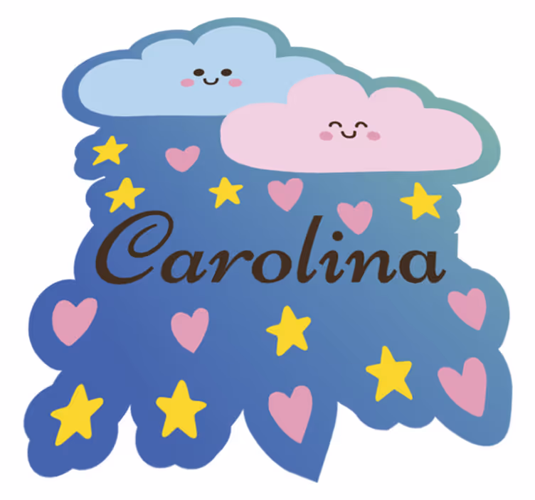 Customizable Cloud-Themed Design kids rug - TenStickers