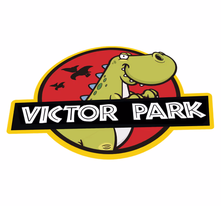 Customizable Dinosaur Emblem customised mats - TenStickers
