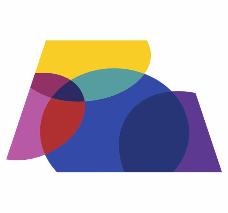 Stunning colorful minimal vinyl rug - TenStickers