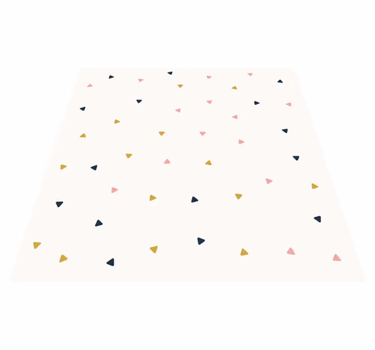 Geometric Confetti kids vinyl rug - TenStickers