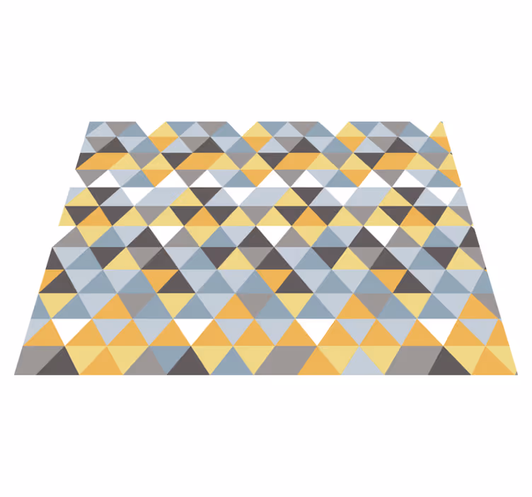 Fantastic pastel color nordic style vinyl rug - TenStickers