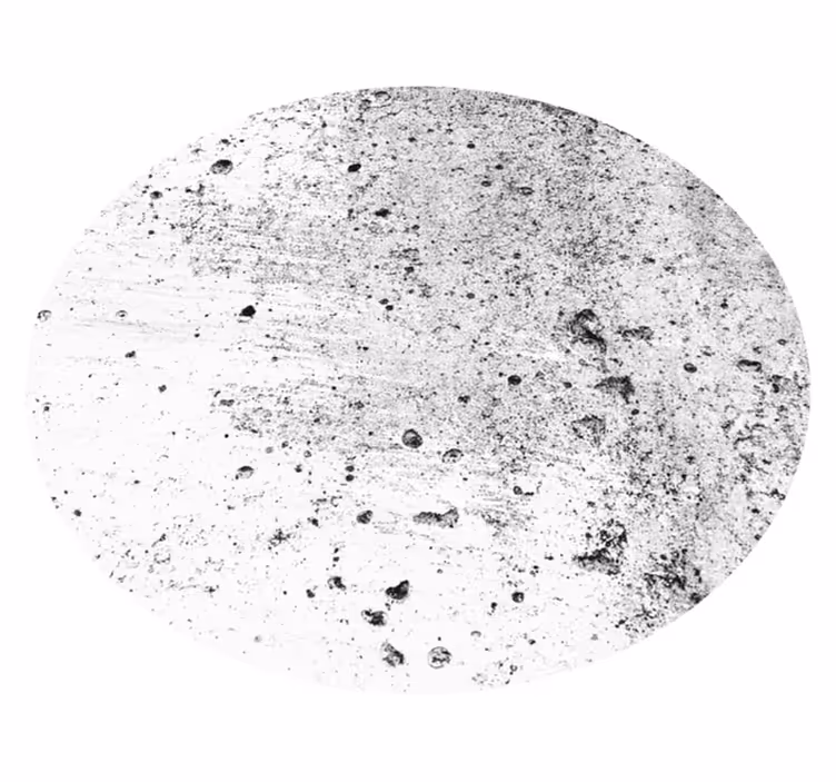Superlative round cement effect vinyl rug - TenStickers