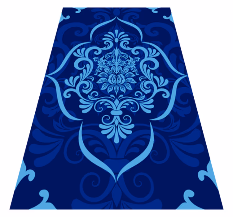 Mandala vinyl rug intricate mandala elegance - TenStickers