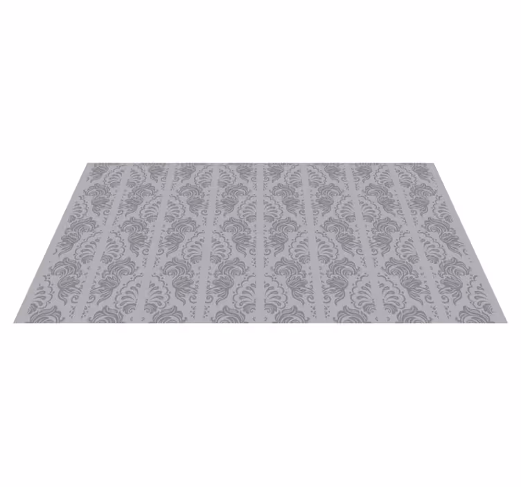 Textured vinyl rug with textured elegance - TenStickers