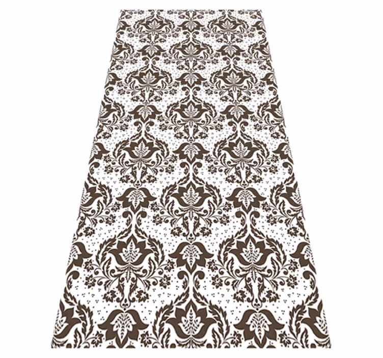 Baroque Patterned vintage vinyl rug - TenStickers