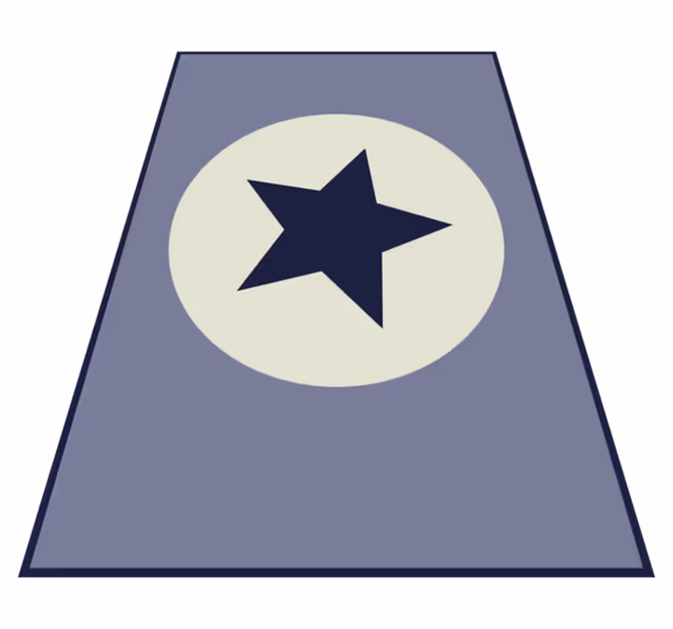 Celestial Centerpiece star vinyl rug - TenStickers
