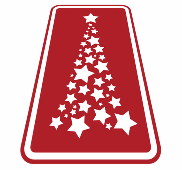 Celestial Waterfall star vinyl rug - TenStickers