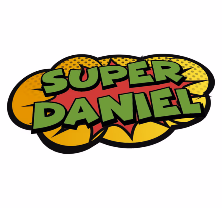 Superhero Customizable custom vinyl rug - TenStickers