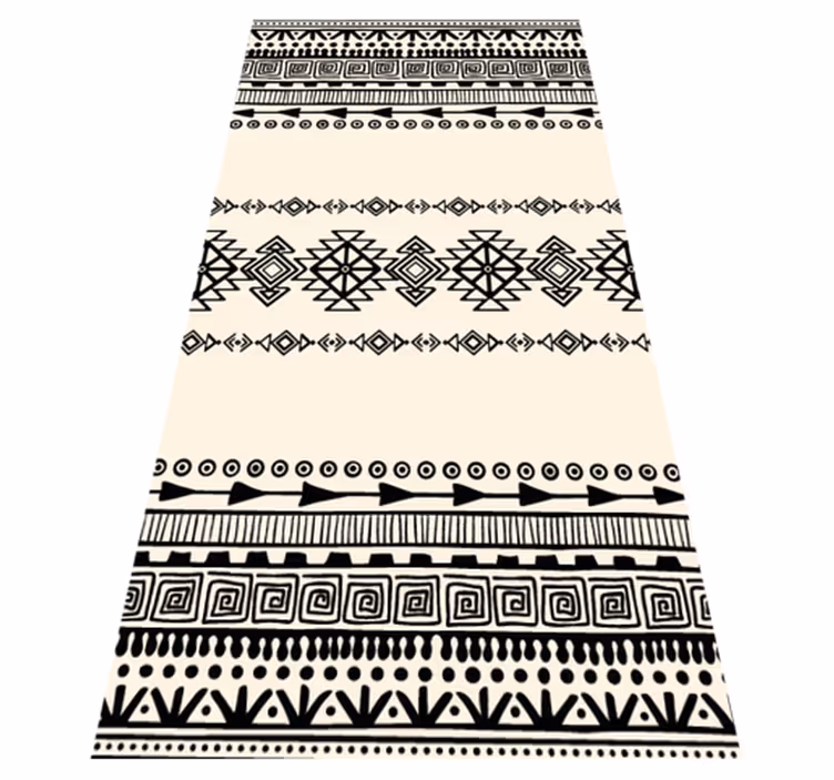 Tribal way ethnic vinyl hallway runner - TenStickers