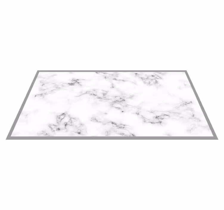 Marble sophistication marble vinyl rug - TenStickers