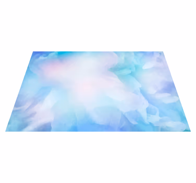 Cloudy skies nature vinyl rug - TenStickers
