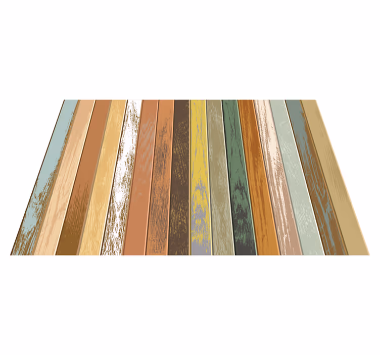 Abstract Brushstrokes textured vinyl rug - TenStickers