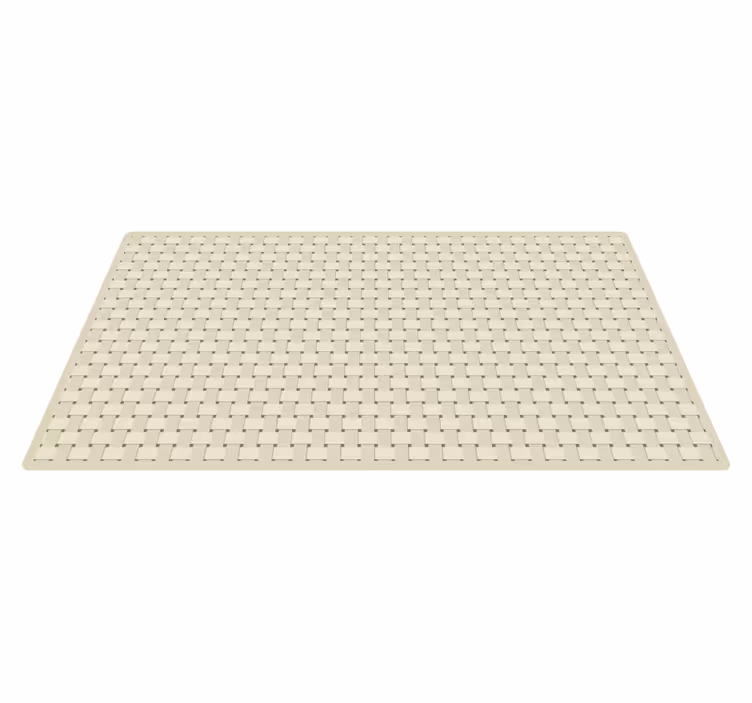 Woven Texture textured vinyl rug - TenStickers
