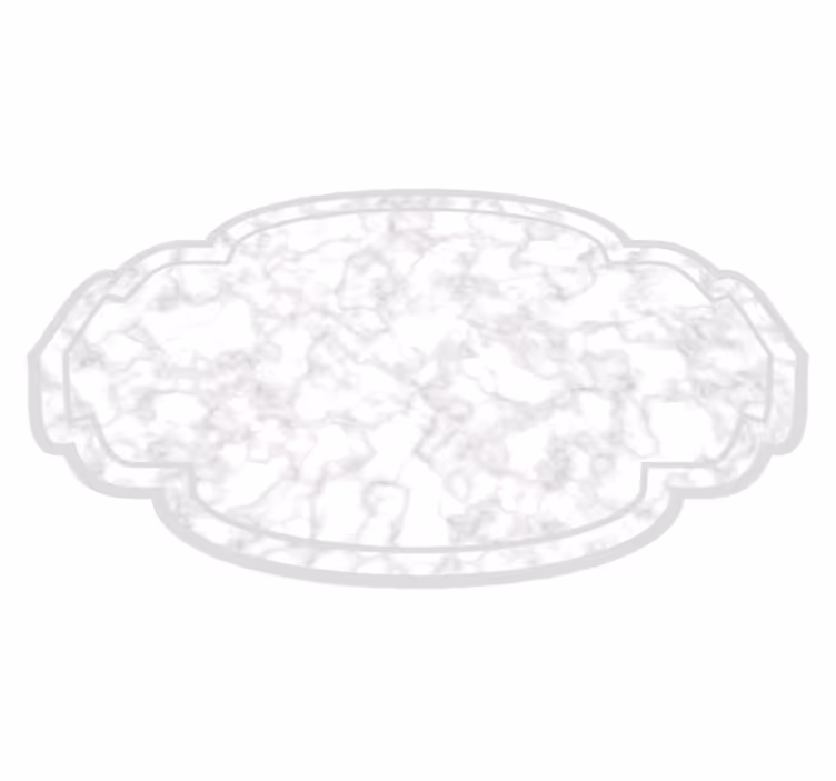 Marble clouds shape marble vinyl rug - TenStickers