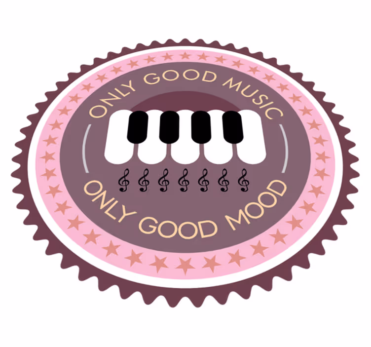 Musical Mood Enhancer custom rug - TenStickers