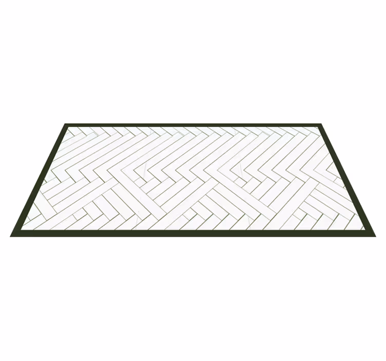 Chevron kitchen runner kitchen vinyl rug - TenStickers