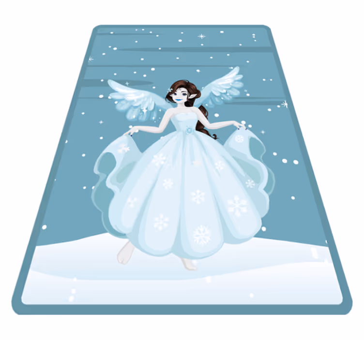 Fairy Tale Elegance nursery vinyl rug - TenStickers