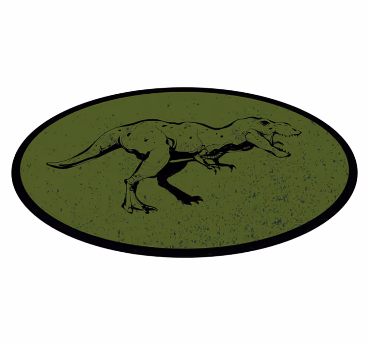 Kids vinyl rug dinosaur design - TenStickers