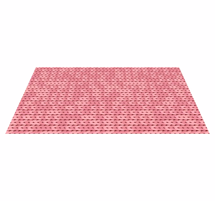 Textured vinyl rug with a textured weave - TenStickers