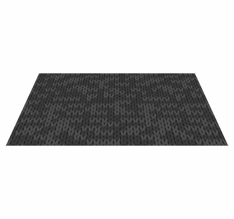 Textured vinyl rug monochrome textured surface - TenStickers