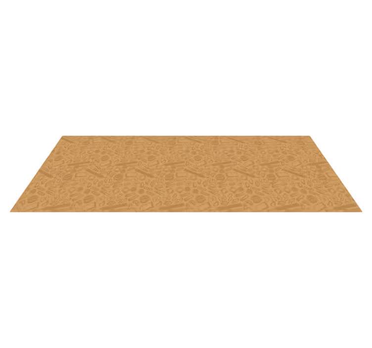 Textured Kitchen Protection kitchen vinyl rug - TenStickers