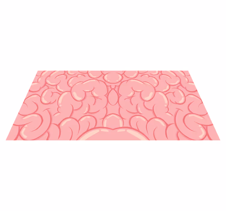 Abstract Curves textured vinyl rug - TenStickers