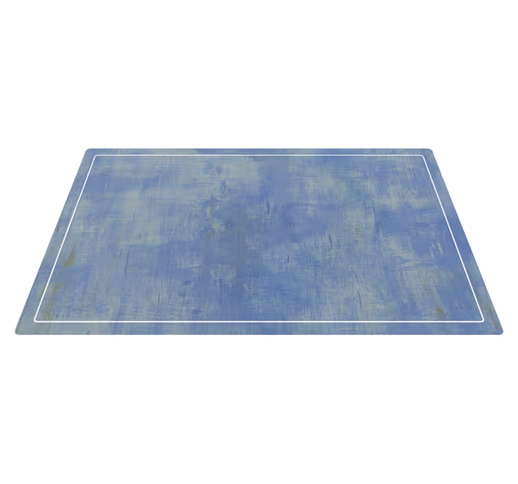 Blue textured surface textured vinyl rug - TenStickers