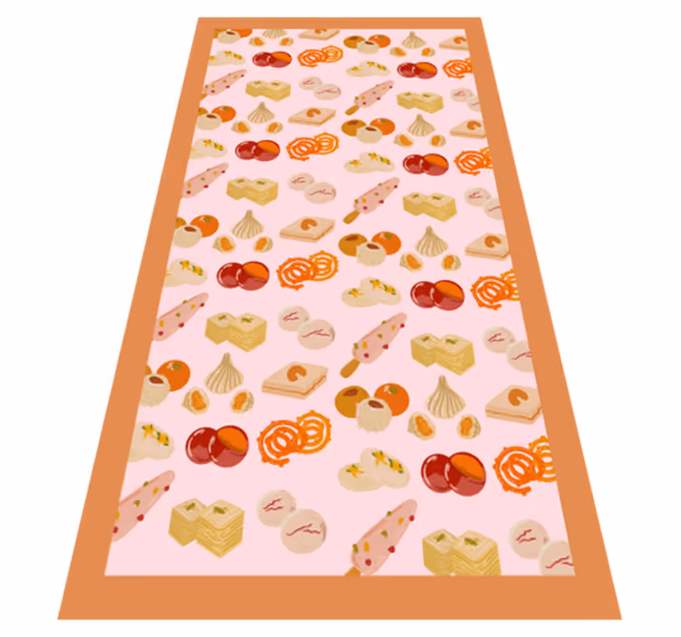 Culinary Theme kitchen vinyl rug - TenStickers