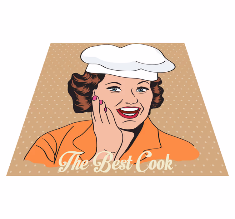 Retro Kitchen Mat custom rug - TenStickers