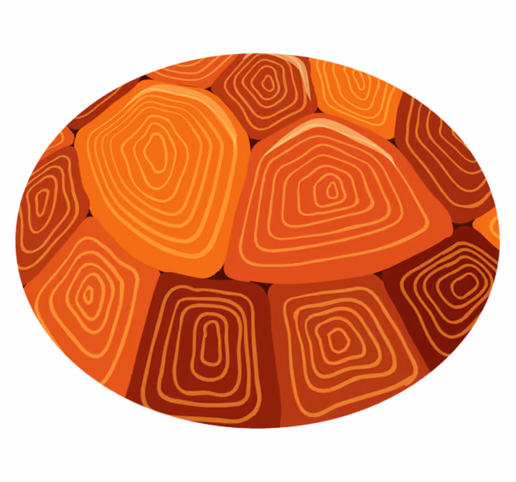 Organic Contours textured vinyl rug - TenStickers