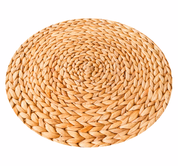 Braided Pattern textured vinyl rug - TenStickers