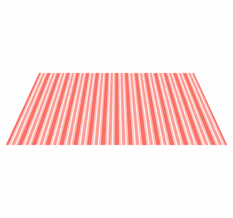 Lined Pink Harmony striped vinyl rug - TenStickers
