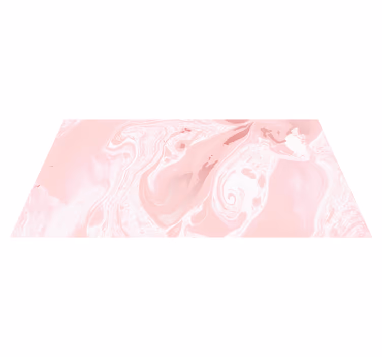 Rose gold marble vinyl kitchen mat - TenStickers