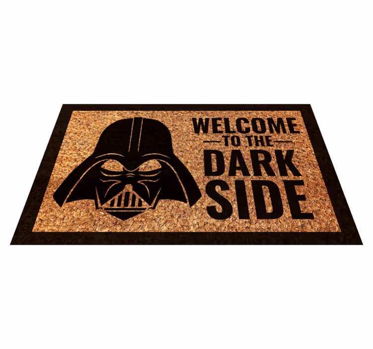Welcome Dark Side custom rug - TenStickers