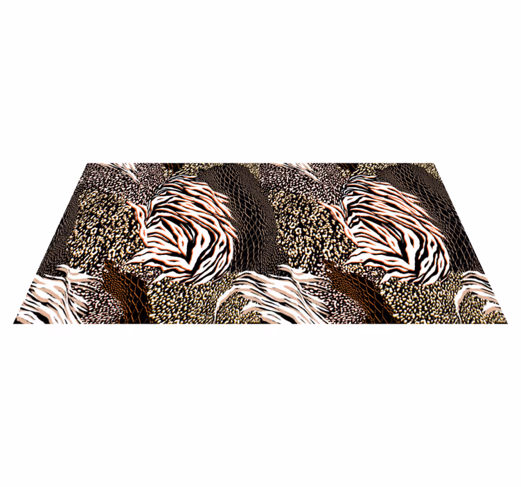 Mix animal print vinyl hallway runner - TenStickers