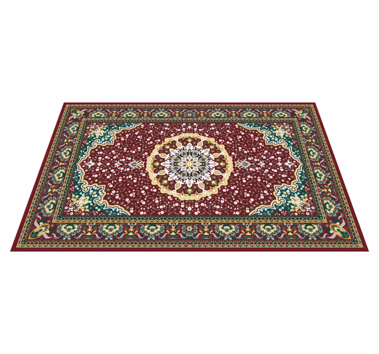 Persian texture vinyl kitchen mat - TenStickers