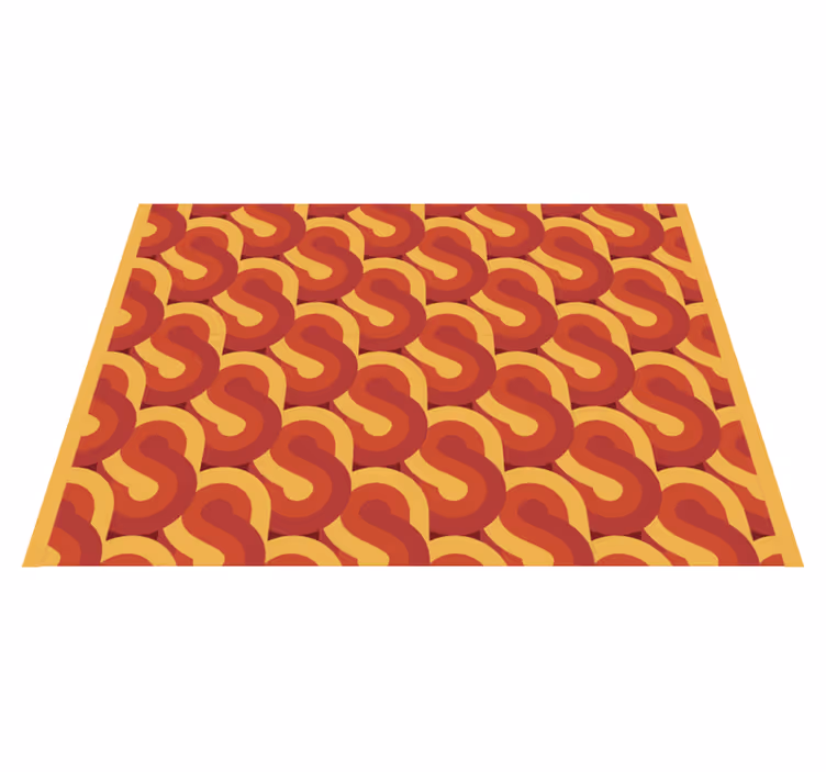 Dynamic retro design vintage vinyl rug - TenStickers