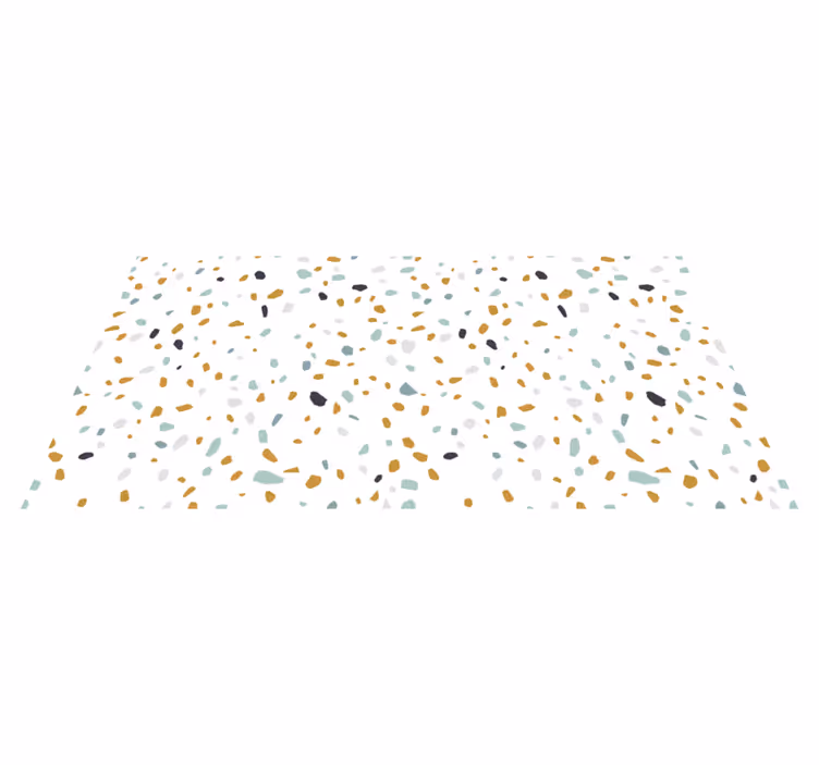 Nordic style terrazzo texture carpet - TenStickers
